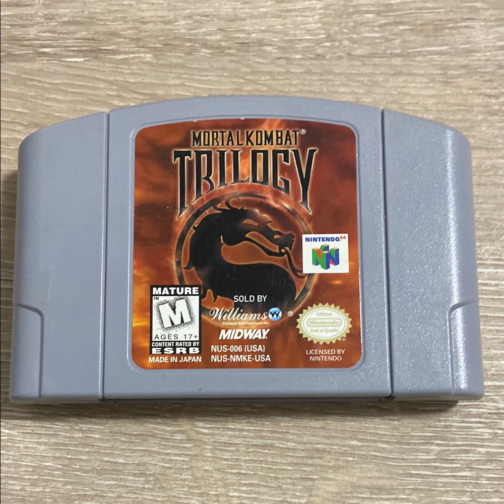 Nintendo 64 - Mortal Kombat Trilogy (Midway, 1997) Cartridge Only
